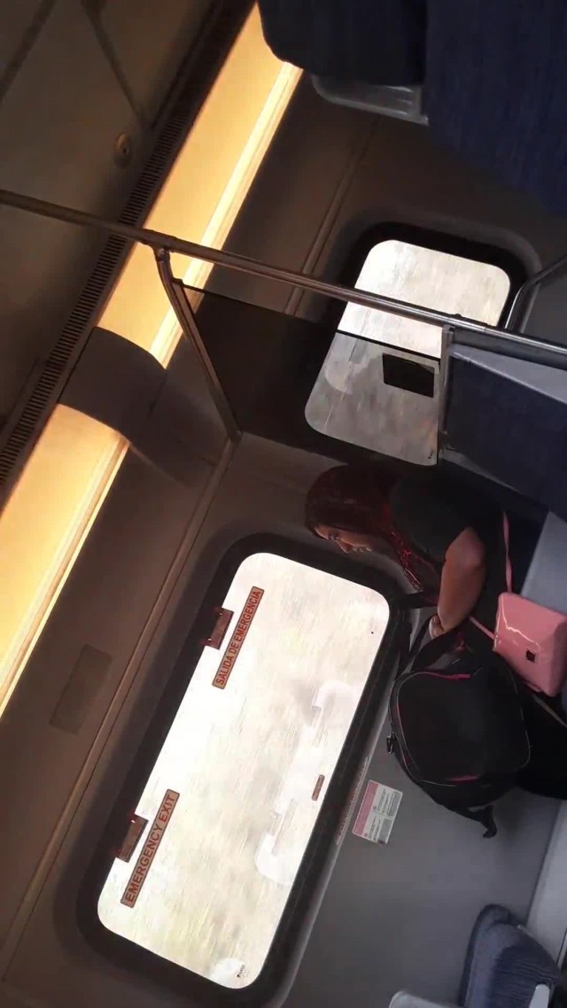 BBC dick flash on train cock flash she likes, uploaded by Rystalm