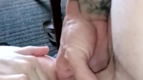 Fucking my wifes nasty gaping pussy in hotel