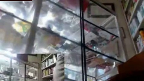 Sexy amateur girl masturbates in public library her shaved sexy pussy