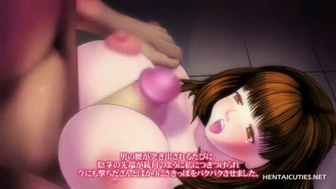 HENTAI Busty Teen gives Blowjob to Huge Cock, uploaded by goldengirlassses