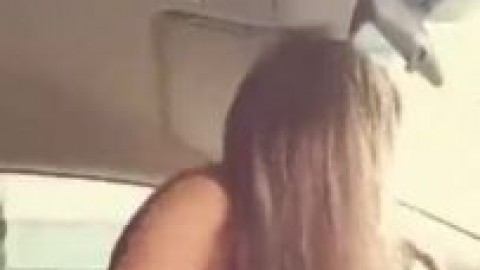 amateur blonde fucking while driving