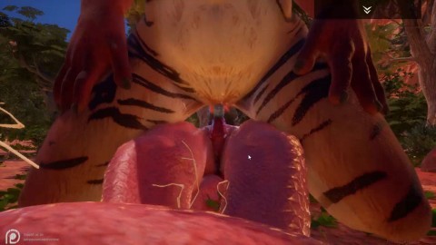 wild life game 3d animation furry yiff monster lizard sex cow forest animals fantasy anthropomorphic