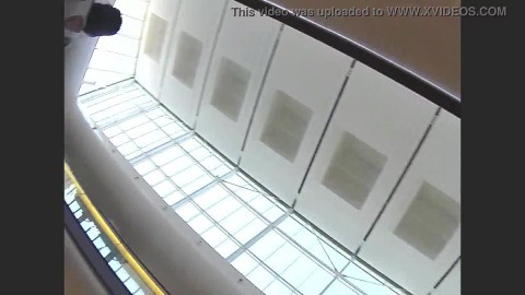 teen escalator upskirt