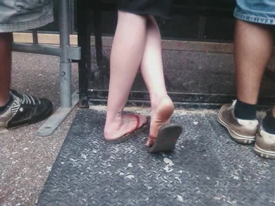 Candid Teen Feet