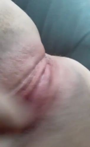 Transman Rubbing His Big Clit