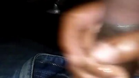 PRETTY THOT SUCKING CUM OUT IN THE WHIP
