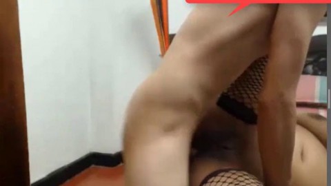 Latin couple anal sex chubby girl on webcam amateur video