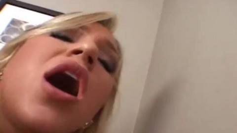 AMWF Cameron Dee American Female Sexy Blonde Doggystyle Creampie Sex Chinese Old Male