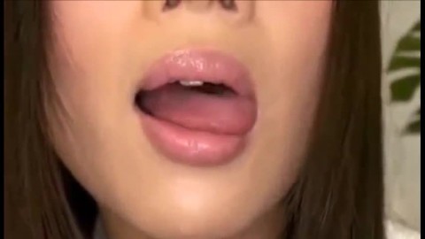 Nasty mouth woman kissing Deep throat Otsuki Hibiki