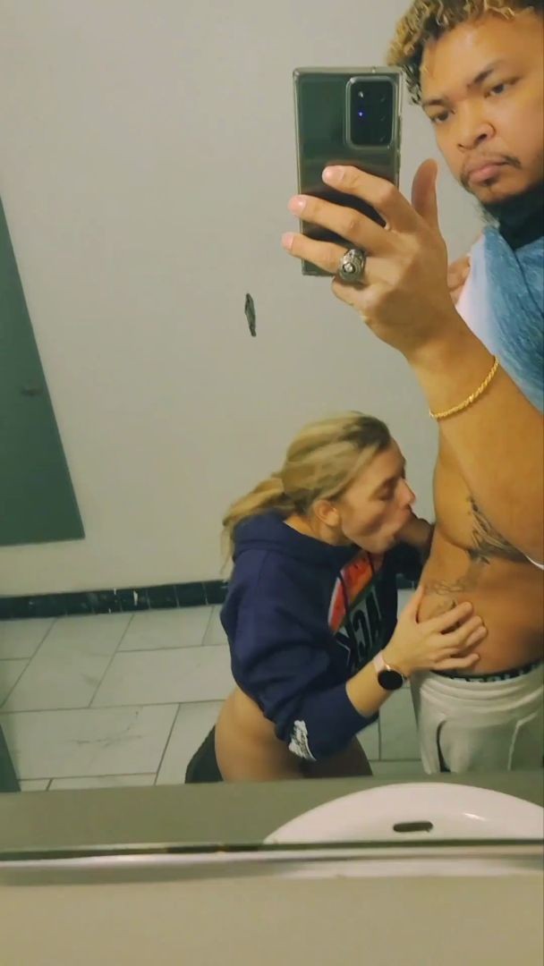 Snuck Barely Legal Teen Blonde into BLM Club and Fucked Her in the Women's Bathroom