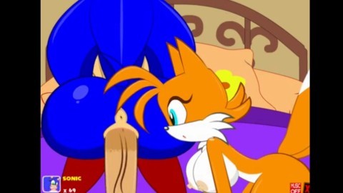 Woman Sonic and tails having sex with you