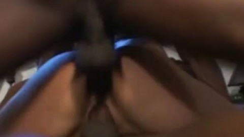 White Wifey Experiements With Massive BBC And A Cumshot