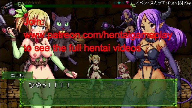 Teen girl 18 yo hentai having sex with monsters men in Treasure hunter Eriru hentai sex game