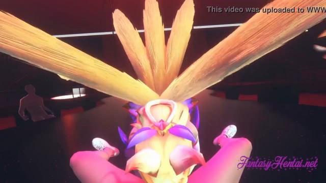 League of Legends Hentai - Ahri Star Guardian Hard Sex - Lol Japanese manga anime game porn