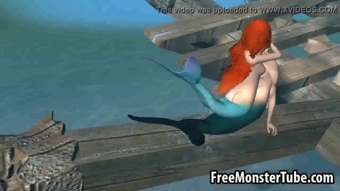 3D Little Mermaid babe Ariel gets fucked hard3-high 2
