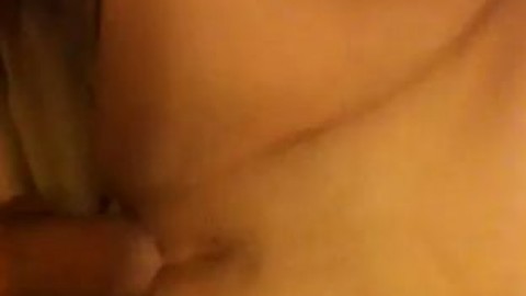 my tight pussy getting fucked by a huge cock
