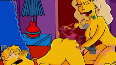 Marge Simpson cheating wife