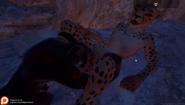 Goatsex With Woman - wild life game 3d animation furry secret cave male goat sex female leopard,  uploaded by Wernabet