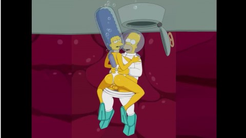 Margesex Vido - Homer and Marge Having Underwater Sex (Made by Sfan) (New Intro), uploaded  by Donardo4n