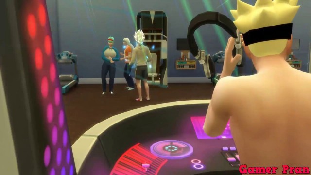 Anime Cosplay Porn Cap 5 hace una gran orgias en el gimnasio mientras boruto les hace de dj termiman todo follando como locos