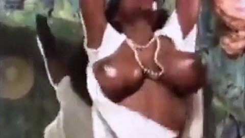 WANNA FUNK_ - big black bouncy oiled tits dancer