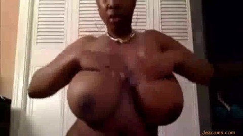huge ebony tits