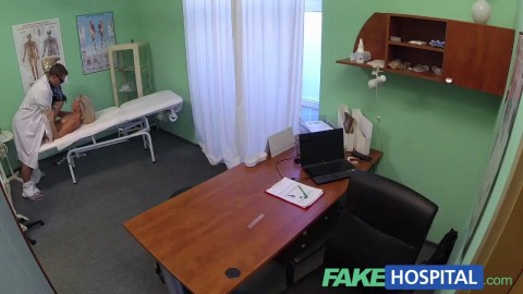 FakeHospital Naughty blonde nurse gets doctors cock
