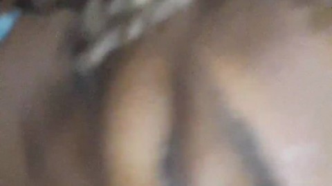 Ebony thot gets kicked out of hotel but sucks a big black dick to stay