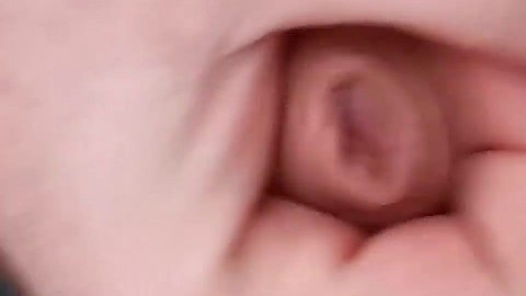 Closeup ejaculation