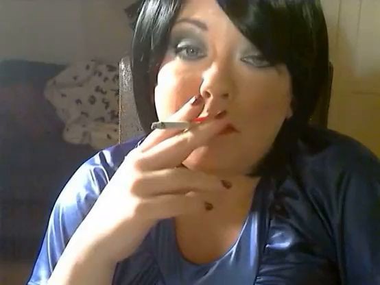 British BBW Mistress Tina Snua Chain Smoking 3 120 Cigarettes With Match Light Up