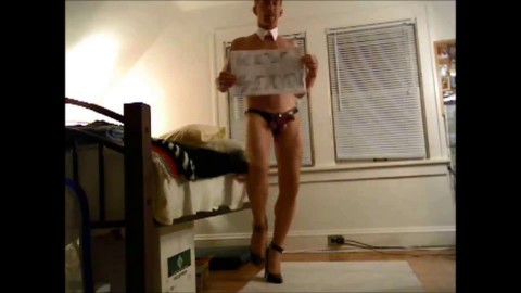 BOB MILGATE DANCING IN PANTYHOSE AND HIGH HEELS