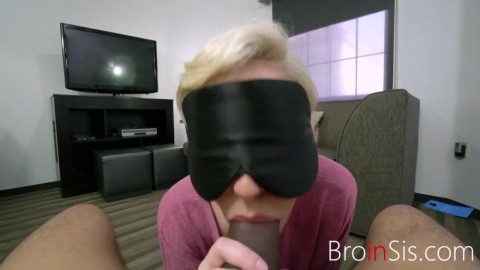 Blindfold Sister Fucks Brother- Skye Blue