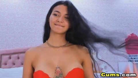 Latina Cam Girl Fingering - Latina Camgirl Fingering Her Smooth Pussy Until She Cums, uploaded by  kpotiapa