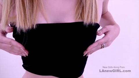 Blonde Teen model gets tight ass fucked at audition