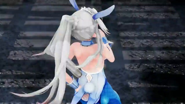 HENTAI PLAYBOY GIRL MMD DANCE CONQUEROR WHITE HAIR COLOR EDIT SMIXIX