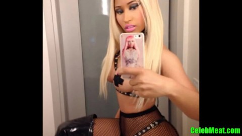 Nicki Minaj Various Tit Slip Nippleslips and Cumshot Selfie Compilation