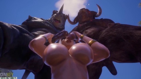 480px x 270px - D Monster Fucks Busty Girl | Uncensored Hentai, uploaded by uloused