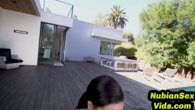 ATM IR anal babe gets BBC ass and mouth fucked by her BF