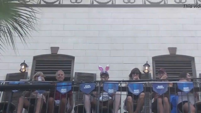 Exhibitionist Wife Helena Price - Im UPSKIRT PUSSY FLASHING IN PUBLIC and the crowd at FANTASY FEST loves it!