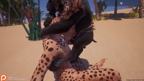 Furry Porn Cheetah Blowjob Compilation