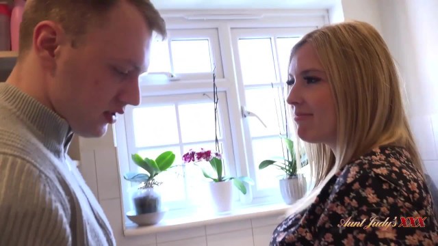 AuntJudysXXX - Hot BBW MILF Charlie Rae Fucks her Lazy Step-Nephew