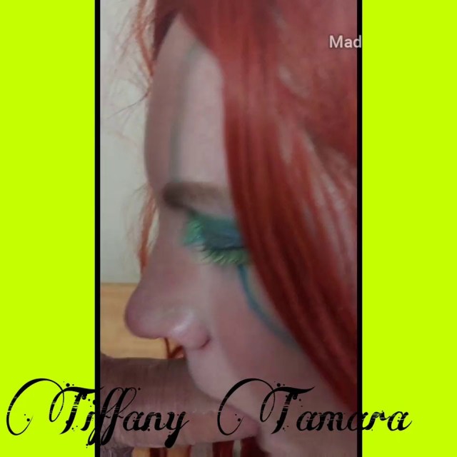 Tiffany Tamara cosplays Poison Ivy and gives Batman a wet sloppy blow job!!