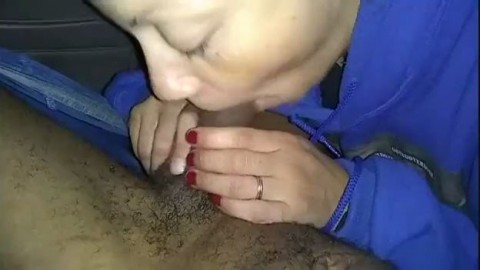 Sucking my #1 fans Beautiful Black Dick in the backseat (2nd Time Together of many) I'm falling in love with sucking his dick