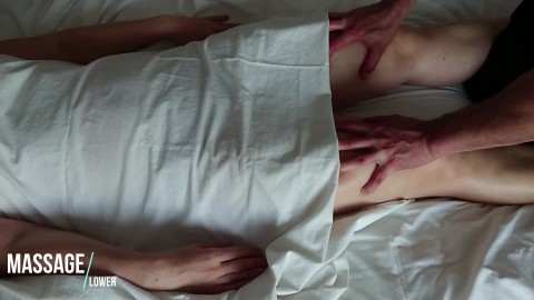 Sensual Massage - Romantic touch - Preparing her for SEX