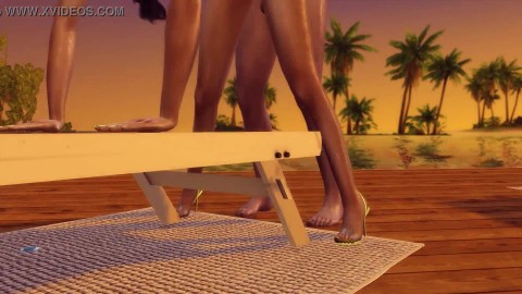 Sims 4. World Fuck Tour - Spain (Relaxing porn)