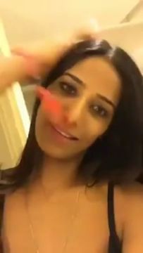 poonam pandey nipples on instagram live video