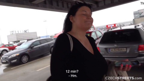 CzechStreets - Busty Milf Gets Her Ass Fucked In Front Of A Supermarket