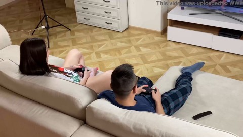 step Daddy, we were just playing video game and then your fucked me