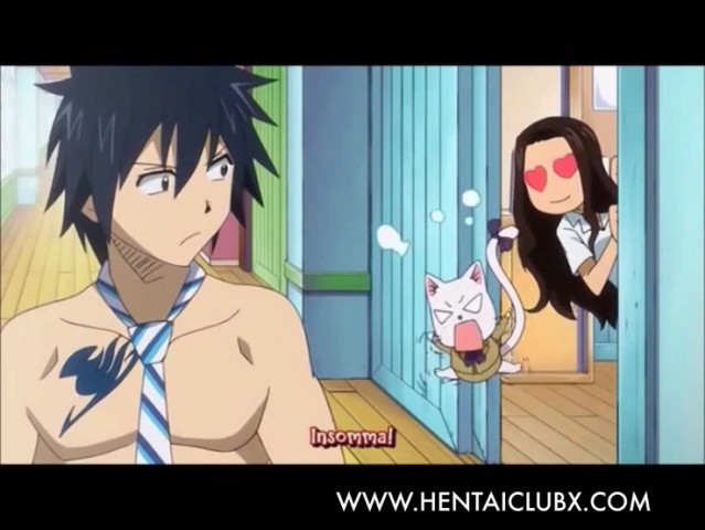 girls fan service Fairy Tail ova 1 2 Funny moments