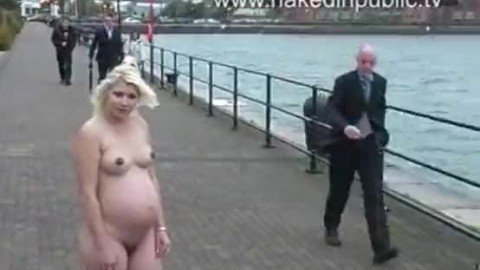 Anne pregnant nude public 3